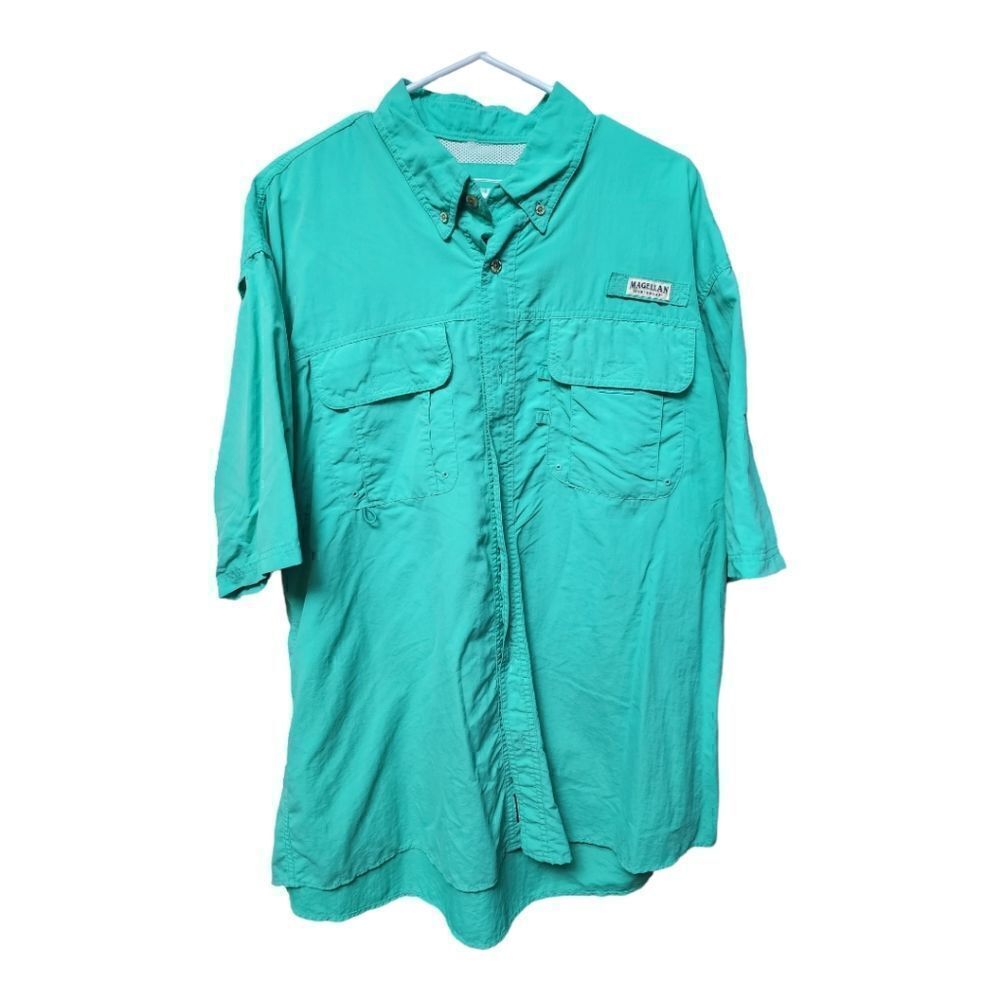 1645 - Magellan Sportswear Short Sleeved Button Down XXL